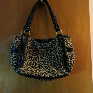 Gently Used Nicole Miller Cheetah Print Tote Bag